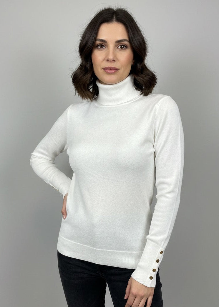 Top cropped dolcevita elasticizzato a costine – FUOCO INVERNO 🌡️🔥