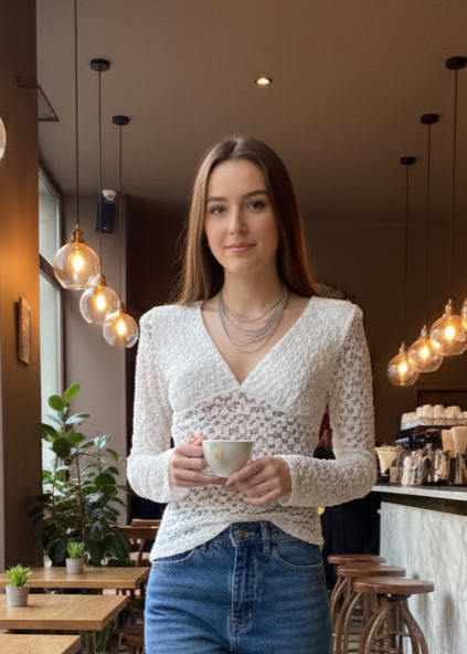 🤍 Cerchi un top semplice ma che fa subito figura?

Questo top in crêpe è il capo basic che si abbina con tutto ma ha quella texture elegante che eleva ogni look.
È senza coppe integrate, con spalline sottili e taglio dritto: leggero, fresco e perfetto per layering o da solo nelle giornate calde.

Disponibile in nero e bianco — due colori che risolvono ogni outfit.

✨ Top in Crêpe – Leggero, Versatile, Super Femminile

Perché tutte lo scelgono

Taglia unica, veste bene da S a L