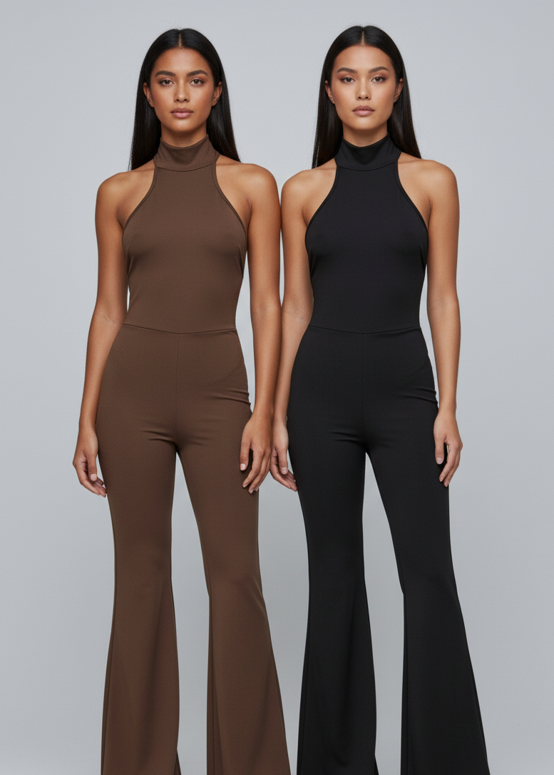 🖤 Tuta lunga scollatura americana – VERTIGINE SILENZIOSA