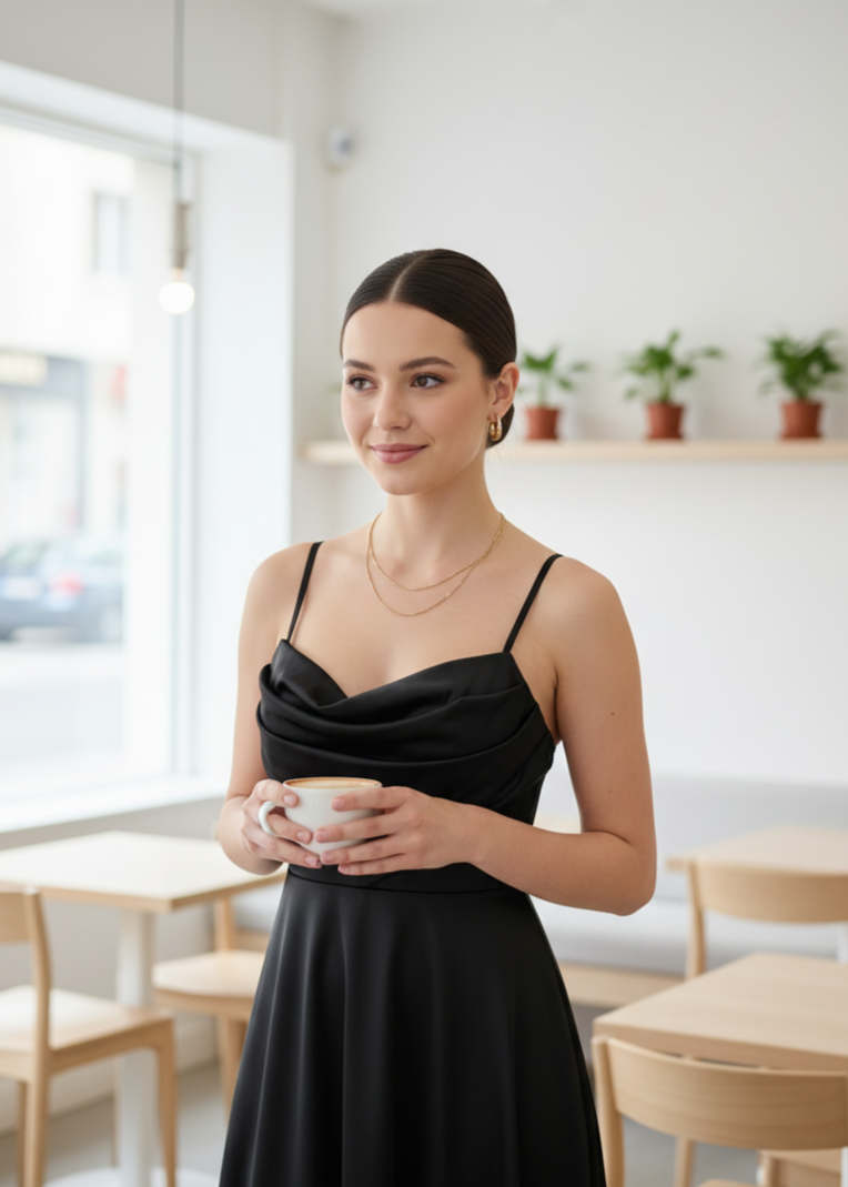 💃 Vuoi un vestito elegante con un dettaglio che cattura subito lo sguardo?

Questo vestito lungo con fasce sul davanti è pensato per valorizzare il décolleté e dare movimento alla silhouette.
Le fasce frontali creano un effetto sensuale ma raffinato, mentre il tessuto in poliestere elasticizzato avvolge le curve senza stringere.
Disponibile in cinque colori chic: blu scuro, verde scuro, bordò, nero e marrone scuro.

✨ Vestito Lungo con Fasce – Elegante, Sexy, Raffinato

Perché lo vogliono tutte

Taglia uni