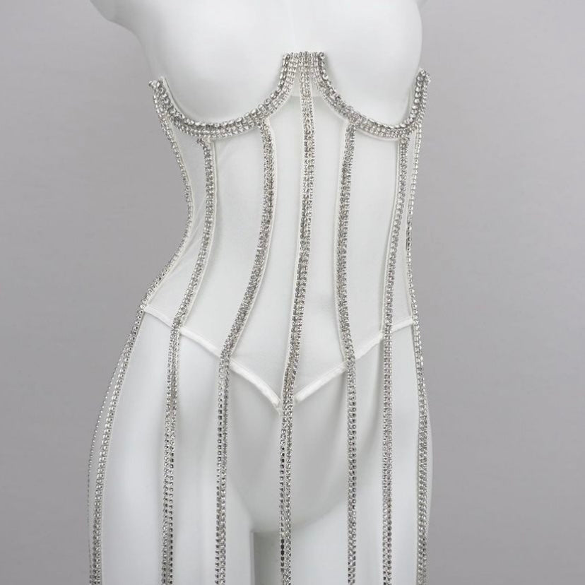 Corsetto brillantinato - BERLY MODA 